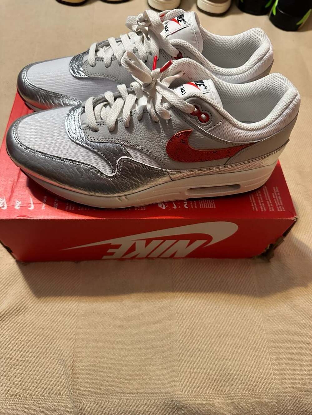 Nike Air Max 1 PRM 'Hot Sauce' / 'Chile' HF7746-100